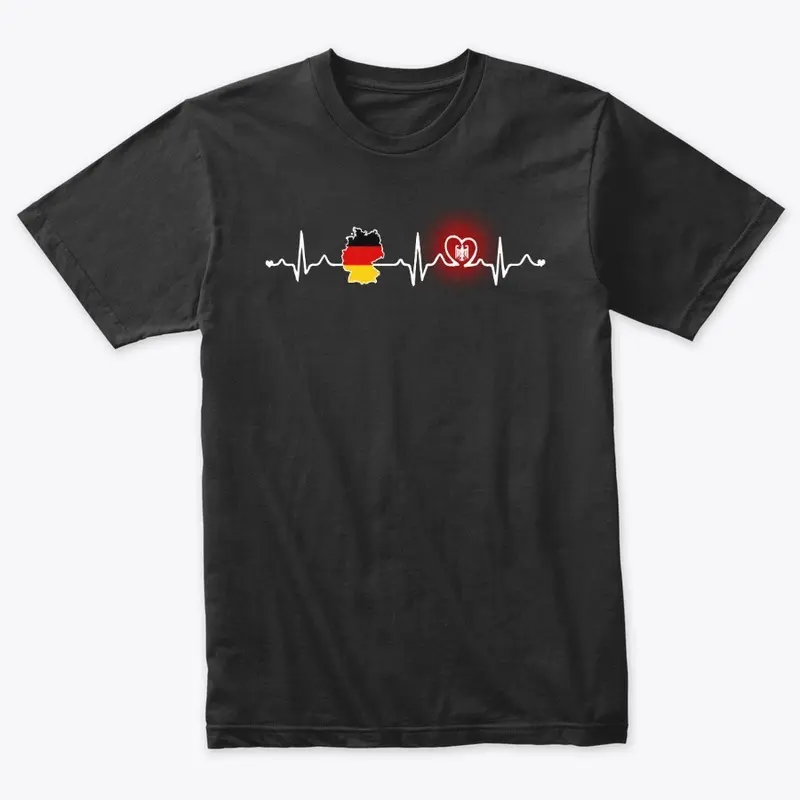 Germany Heartbeat T-Shirt