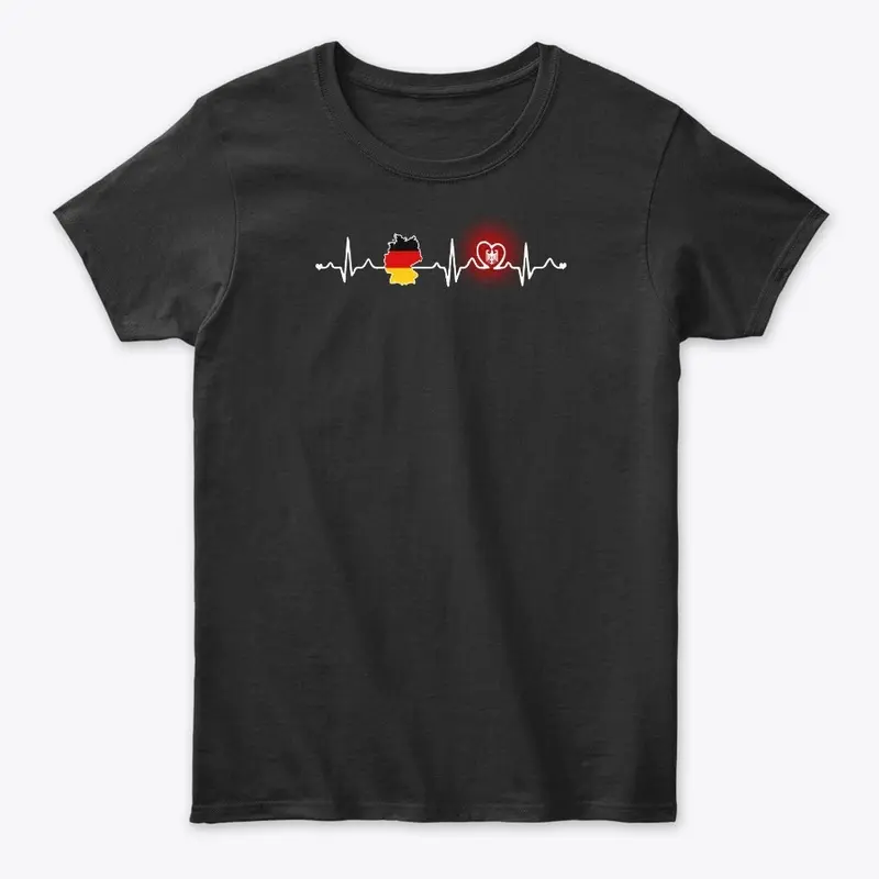 Germany Heartbeat T-Shirt