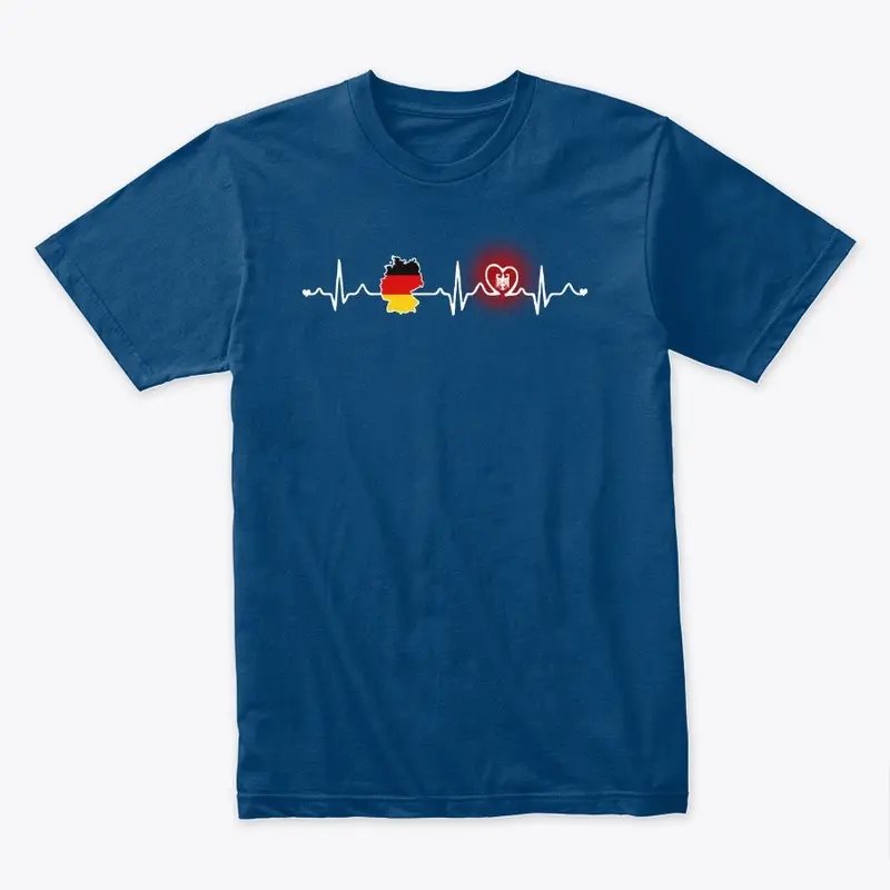 Germany Heartbeat T-Shirt